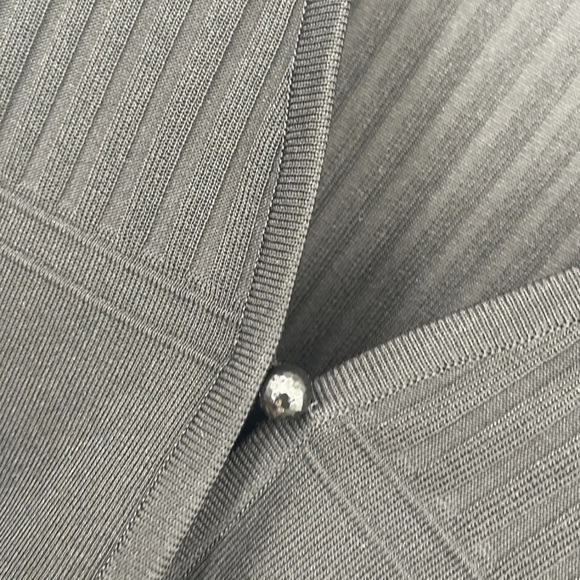 Misook Knit Acrylic Black Cardigan Top Sz Large L - Picture 4 of 6